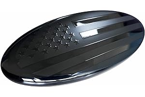MOCANGTU Replacement for Ford Emblem,9 inch Ford Front Grille Tailgate Emblem Fit for 04-14 F150, 11-14 Edge, 11-16 Explorer, 06-11 Ranger, 07-14 Expedition (9 Inch, Black)