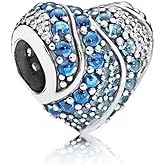 JEWBERY S925 sterling silver Astronaut Flower Little Animal Family Tree Heart Charm DIY beads are suitable for Pandora's charming beads