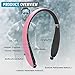 Wireless Headphones Bluetooth, MOSCHE Bluetooth 4.1 Wireless Stereo Headsets with Retractable Earbuds with Mic for Cell Phone (Pink)