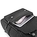 Weekend Shopper Lightweight Canvas Backpack Black Laptop Bookbag College backpack Vintage Backpack Laptop Backpack for Women and Men fit 15.6 Laptops