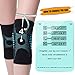 JforU Athletics Knee Brace Compression Sleeve Support - 1 Pair for Running, Jogging, Basketball, Sports, Joint Pain Relief, Arthritis and Injury Recovery Blue,Medium One Pair