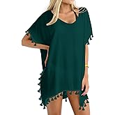 Yincro Women Chiffon Tassel Swimsuit Cover Up Beach Coverups for Swimwear