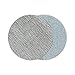 2-Inch 1000 Grit Aluminum Oxide White Dry Hook and Loop Sanding Discs with a 6mm Shank Backing Pad + Soft Sponge Buffering Pad for DIY Woodworking, 30-Pack