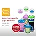 Playtex Sipsters Stage 4 Super Friends Spill-Proof, Leak-Proof, Break-Proof Insulated Sport Spout Sippy Cups - 12 Ounce - 1 Count (Color/Theme May Vary)