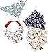 Baby Bandana Drool Bibs for Drooling Teething Feeding - Cute Unisex for Boys and Girls – Plush Absorbent Organic Cotton - Great Baby Gift Set
