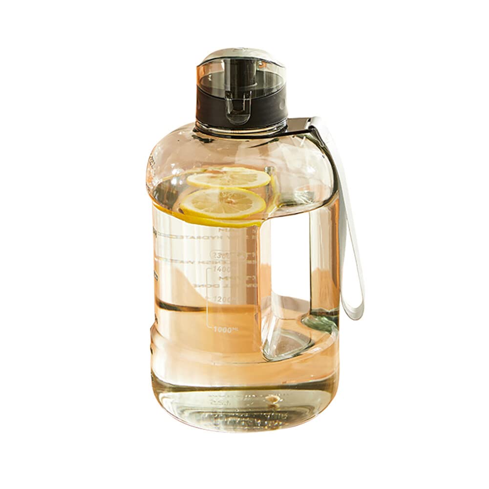 Motivational Time Marker Water Bottles, 1.5L Water Bottle BPA Free Large Water Bottle Leak Proof Sports Water Bottle for Sport Fitness, Gym, Travel