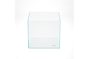 Landen 30C 6.6 Gallon Rimless Low Iron Aquarium Tank, W11.8×D11.8×H11.8 in(30x30x30cm) 5mm Thickness with Nano Foam Leveling Mat Included