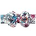 CÉLLOT 6 Pack Baby Girls Big Hair Bows Flower Pattern Boho Headbands Mix color Hair Wrapped Headbands Turban Knotted Headbands for Baby Girls and Infants