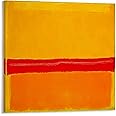 32 Paintings by Mark Rothko - Marks Rothko - No. 5 No. 22 - Abstract Art Canvas Art Poster and Wall Art Picture Print Modern Family Bedroom Decor Posters 28x28inch(70x70cm)