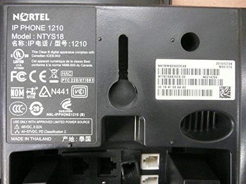 Nortel IP Phone 1210 (NTYS18BA70E6) (Certified Refurbished)