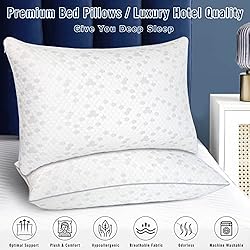 HIMOON Shredded Memory Foam Pillows, Medium Firm