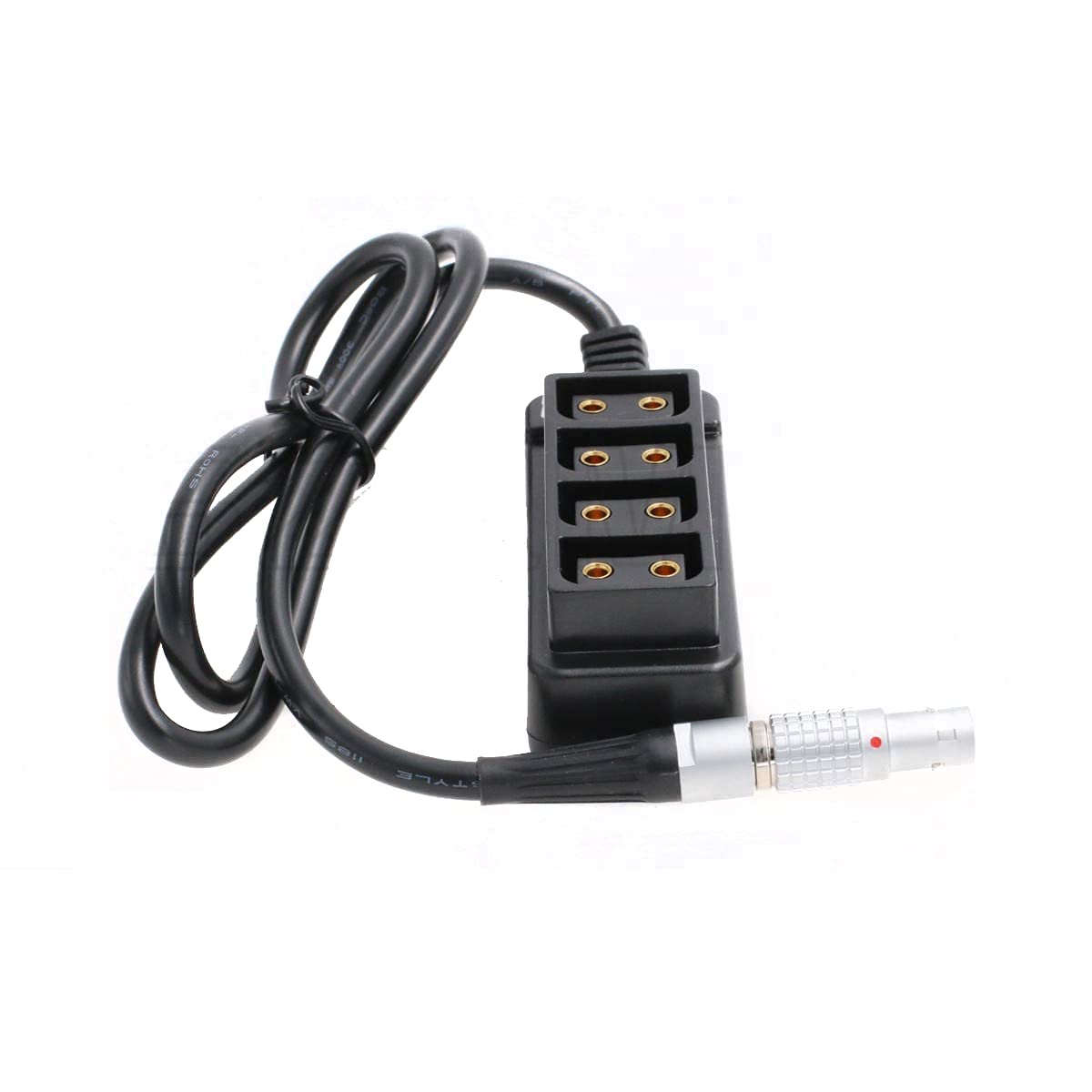 SZRMCC Arri Amira/XT Camera RED DSMC2 AUX 0B 2 Pin Power Out 12V to 4 D-tap Female Splitter Cable