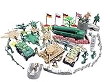60 pieces Army Set Jets with Aircraft Carriers Missile Silo Tank