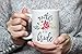 Bondi Boutique Mother of The Bride Coffee Mug Flower Design Personalized Bride to Be Gift