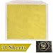 IYARA 30 Edible Leaf Sheets - Multipurpose 24 Karat Yellow Gold Leaves for Food and Cake Decoration, Spa Anti-Wrinkle Face Masks, Art, Crafts, Gilding, Restoration, DIY Projects (1.2" x 1.2"), primary