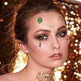 Lil Pump Face Tattoo Set | Temporary Tattoos | Halloween Costume | Skin Safe | 16 Tattoos Total