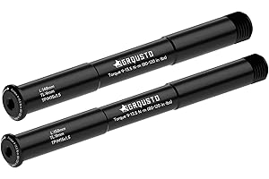 GRQUSTO M15 x 1.5mm Thread Pitch Front Thru Axles for RockShox Road Mountain Bicyle Forks, 6061 Aluminium Alloy Boost Through Axle: 15mm x 100mm to 110mm
