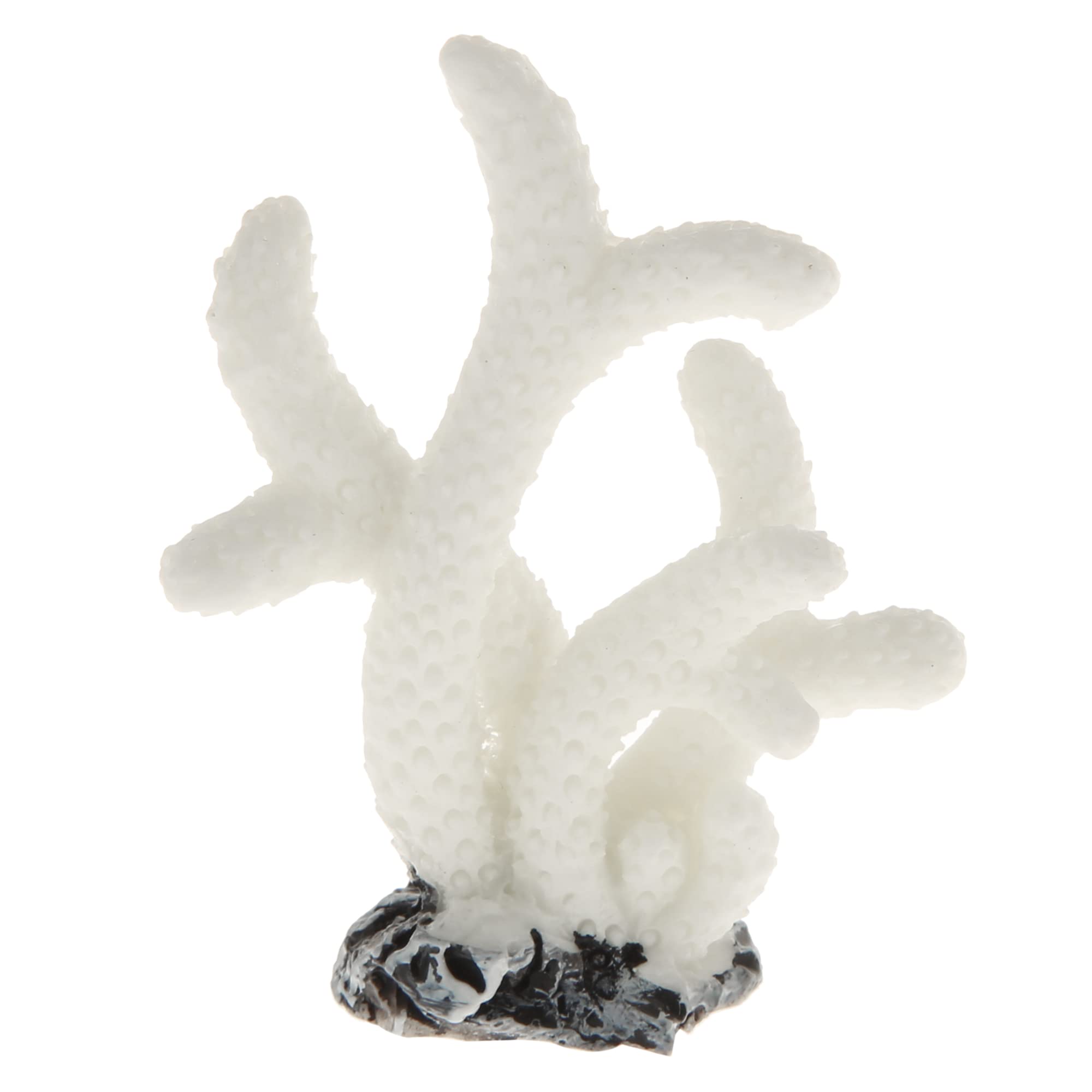VOCOSTE Coral Reef Decor, Mini Faux Coral Decor for Aquarium Decorations, White,1.89"x2.28"