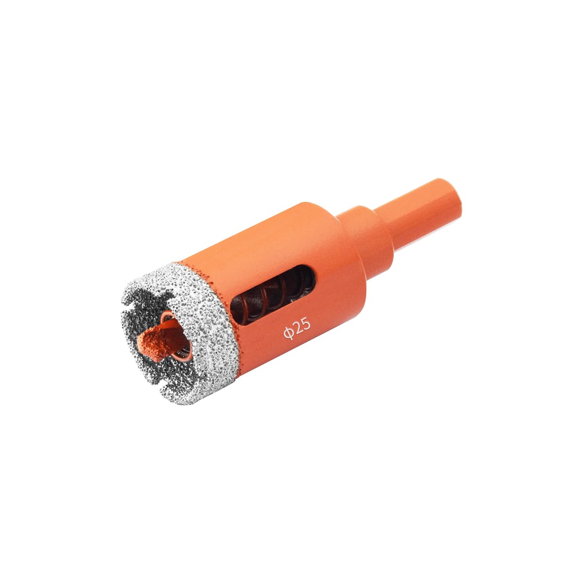 Meccion Diamond Hole Saw 25mm with Pilot Guide Bit, Professionals Brazed Diamond Drill Bit Hole Cutter for Tile, Porcelain, Glass, Ceramic, Marble — image 1