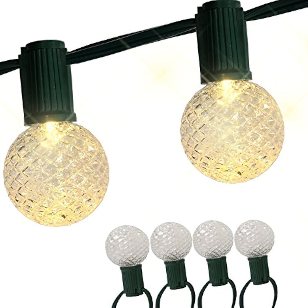 Pack String Lights 25 G40 Globe LED Replacement Bulbs Patio Outdoor