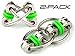 Flippy Chain Fidget Toy by Tom's Fidgets - Perfect for ADHD, Anxiety, and Autism - Bike Chain Fidget Stress Reducer for Adults and Kids (Green 2PK)