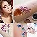 Glitter Tattoo Kit, Body Glitters Set, Glitter Temporary Tattoos, Face Painting, Make Up Body Glitters with 24 Colour Glitter, Perfect for Xmas Halloween
