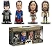 Funko Wacky Wobbler: Batman vs Superman - Minis Action Figure (4 Pack)