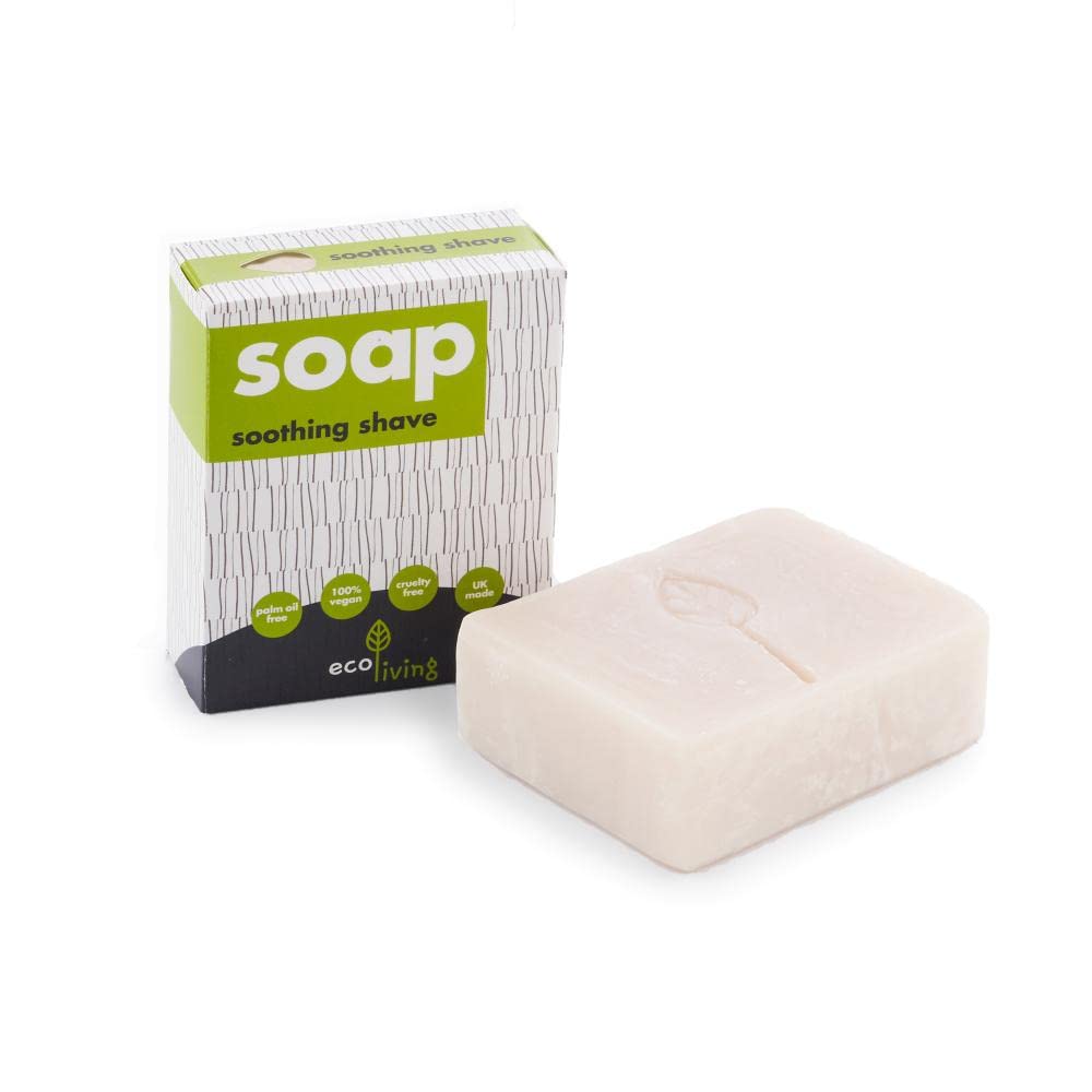 ecoLiving Handmade Bio Soap, Made in Uk- Vegan Soap that Lasts Months – Plastic Free Bar Artisan Soap- Natural & Biodegradable Washing Soap Bar – Pure Organic Hand Soaps
