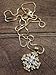 Gold Plated Silver Catholic Jerusalem Cross Pendant Clear Topaz Crystal Stone Necklace 20
