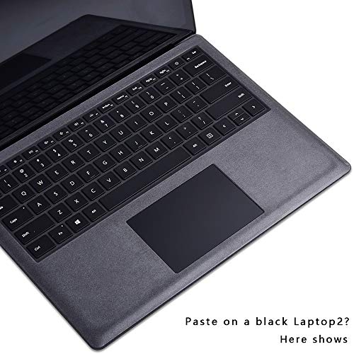 XISICIAO Transparent Keyboard Palm Rest Protector for Microsoft Surface Laptop/Laptop 2/3 Pads/Wrist Rests,Protect Alcantara from Dirty/Stain 13.5 Inch Cover(US Layout) - Thumbnail 3
