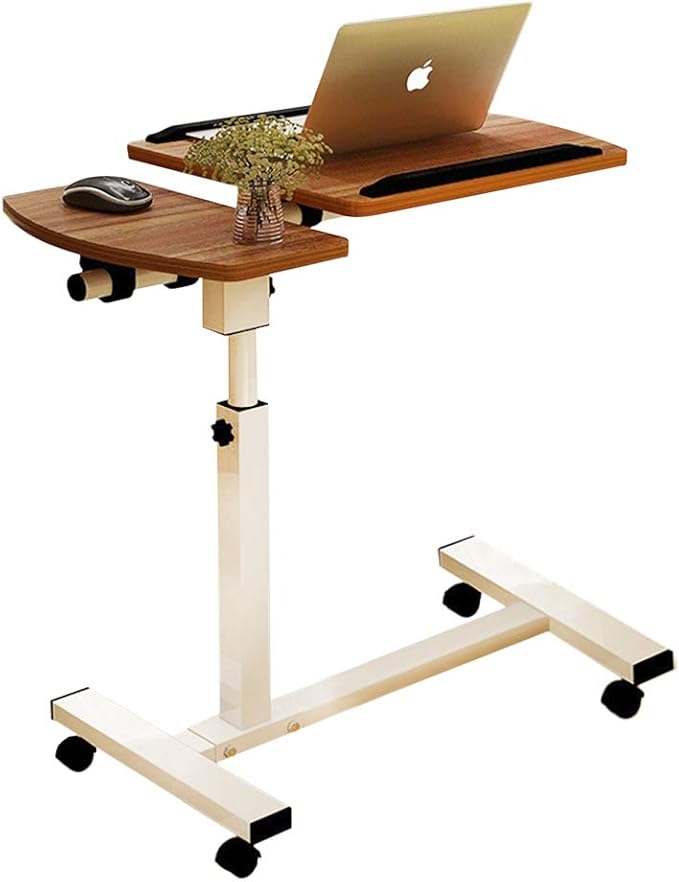 Overbed Table Laptop Table Bed Computer Tilt Bedside Table
