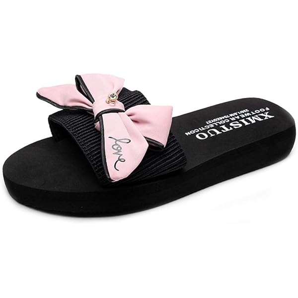 Women's Bowknot Wedge Sandals - Fashion Summer Platform Slide Heels