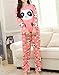 MyFav Children Girl Pajama Long Sleeve Sleepwear Cute Big-Eye Panda Nightclothes