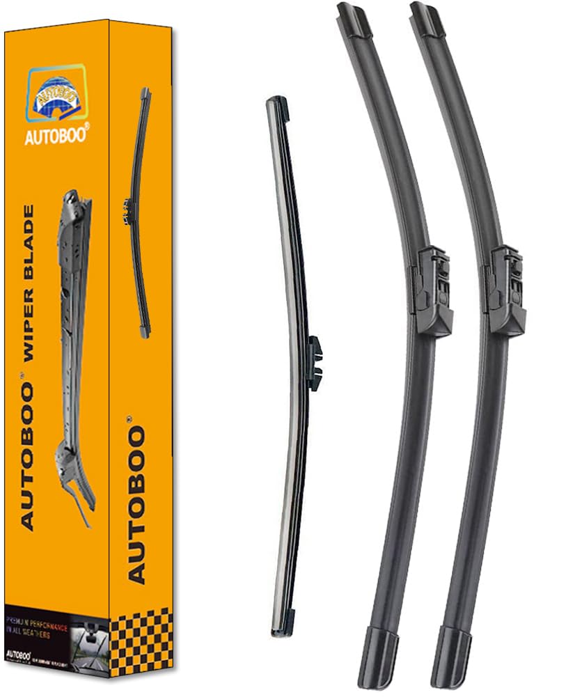 Photo 1 of AUTOBOO 26"+20" Windshield Wipers with 12" Rear Wiper Blade Sets Replacement for BMW X3 X4 2018 2019 2020 2021 2022 2023 -Original Factory Quality (Pack of 3)