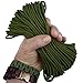 DakotaGear - MilSpec Paracord Olive Drab Green 110 ft. Hank, Military Survival Braided Parachute 550 Cord. Use with Paracord Tools for Tent Camping, Hiking, Hunting Ropes, Bracelets & Projects.