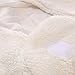 Pinleck Newborn Baby Boy Girl Cute Cotton Plush Receiving Blanket Sleeping Wrap Swaddle (White, One Size)