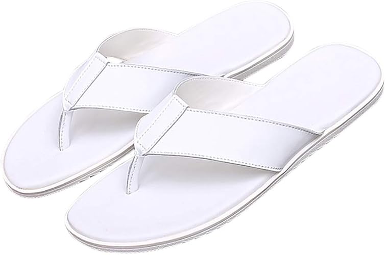 simple white sandals