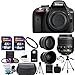 Nikon D3300 24.2 MP CMOS Digital SLR Camera with 18-55mm f/3.5-5.6G VR II Zoom Lens + 2x Professional Lens +HD Wide Angle Lens + UV Filter Kit with 24GB Deluxe Accessory Bundle (Renewed)