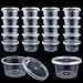 DOMIRE Slime Containers 4 OZ Big Slime Storage Container with Lids for Foam Beads,60Pack