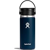 Hydro Flask Wide Mouth with Flex Sip Lid - Insulated Water Bottle Travel Cup Coffee Mug Tumbler 16 Oz