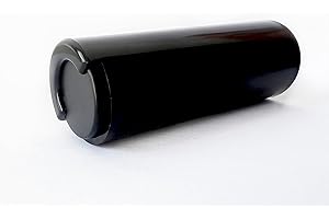 LANTE LIFE Coin Holder Tube - Holds 40+ Coins for Quarters and Dollar Bills - Premium Black Plastic Coin Boxes - Billiard Accessory Dispenser