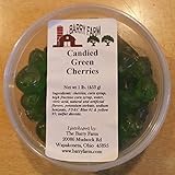 Candied Green Cherries, Whole, 1 lb.