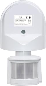 Maclean PIR Motion Detector Sensor Wall Mount 180° IP44 White Outdoor Light view 4