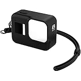 Linghuang Nueva Funda de Silicona Suave para Gopro Hero 8 Funda Protectora de Silicona Cubierta Completa para Gopro Hero 8 Accesorio de cámara de acción