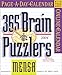 Mensa 365 Brain Puzzlers Page-A-Day Calendar 2004 (Page-A-Day(r) Calendars) by 