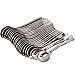 SimpleHomeCo. Premium Disposable Mini Dessert Spoons Silver 100 Pieces 4 Inches | Stainless Steel Finish | Heavy Duty Plastic Tasting Spoons | Perfect for Small Appetizers and Desserts