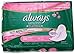 Always Ultra Thin Feminine Pads for Women, Slender FlexiWings, 36 Count