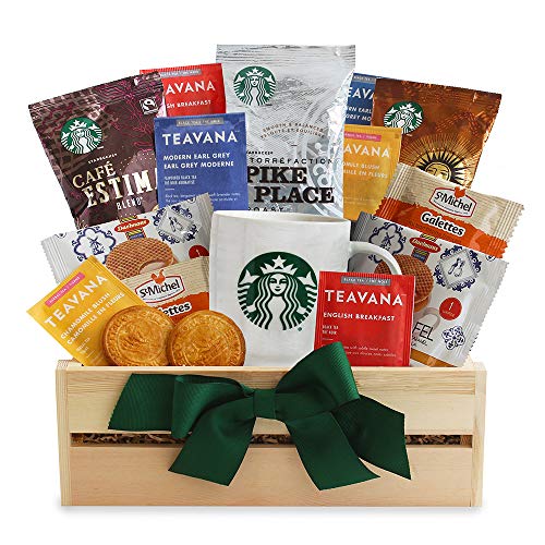 California Delicious Starbucks Daybreak Gourmet Coffee Gift Basket, 5