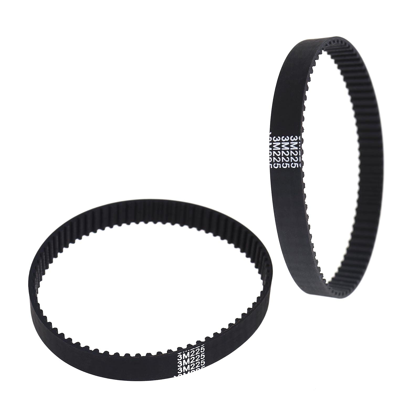 OTOTEC 2PCS Eletric Planer Drive Belt Replacement Rubber Belts HTD-3M-225 Replacement Drive Belt 75 Teeth For PHO15-82/PHO16-82/PHO20-82 9mm Planers