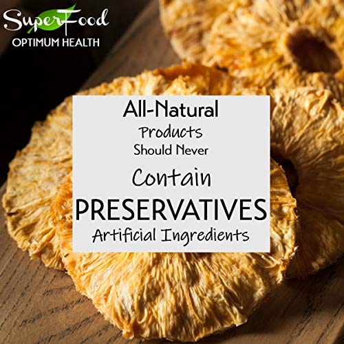 GERBS Dried Pineapple Unsweetened 2 LBS. Freshly Dehydrated